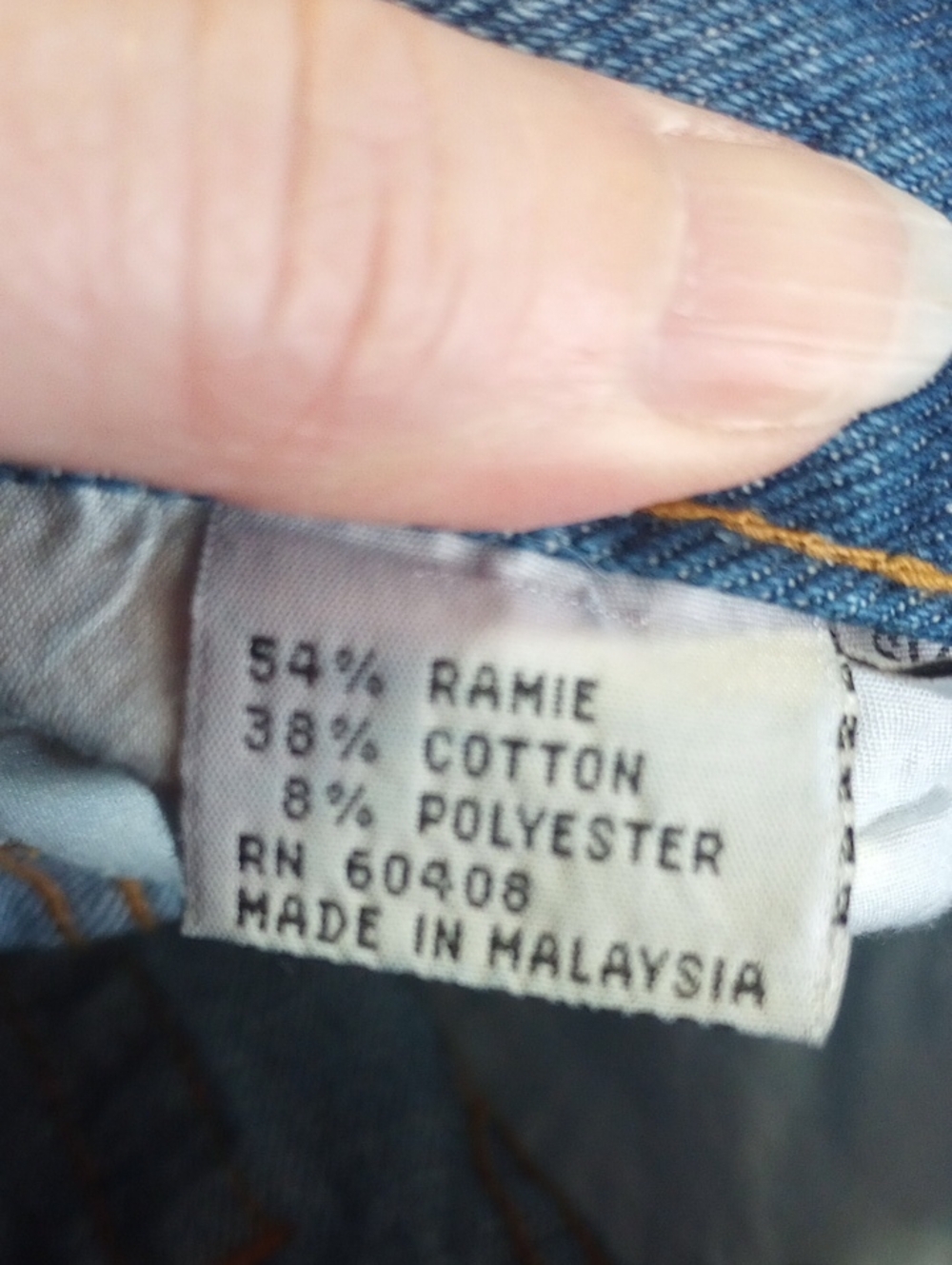 Braxton Classic 105 Blue Denim Jeans, Size 8. Old Authentic Taste - Picture 6 of 8